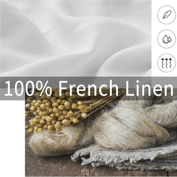 ATLINIA Linen Pillow King Sham / ELEGANT LIFE HOME Cotton Denim Pillow Cover - Picture 7 of 13